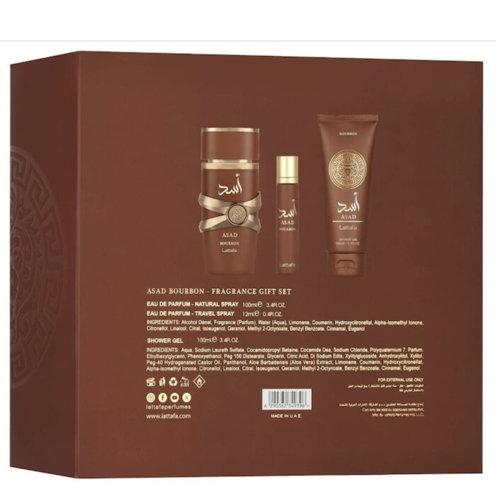Asad Bourbon 3pc Gift Set